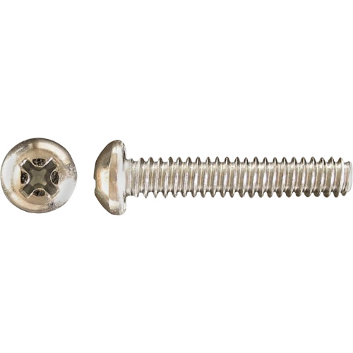 Pan Phillips HD Machine Screws, #10 x 1" L, Zinc Plated Canadian Safety Group Inc.