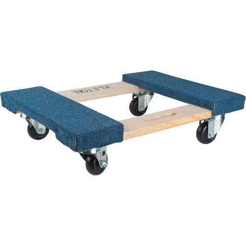 Socle roulant en bois dur &agrave; bouts avec tapis, Cadre en Bois, 18" la x 24" lo, Capacit&eacute; 900 lb Canadian Safety Group Inc.