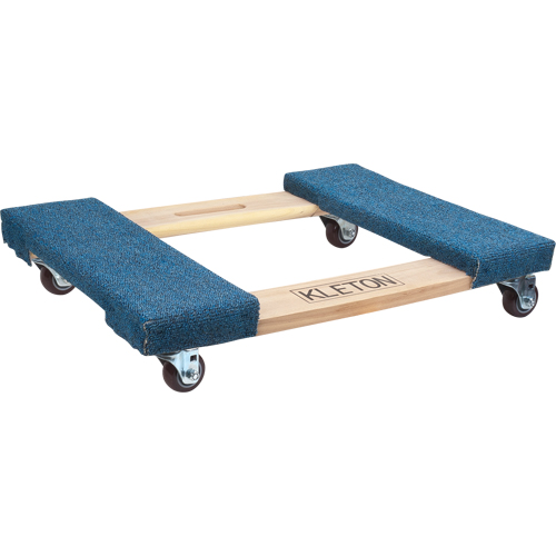 Socle roulant en bois dur &agrave; bouts avec tapis, Cadre en Bois, 18" la x 24" lo, Capacit&eacute; 900 lb Canadian Safety Group Inc.