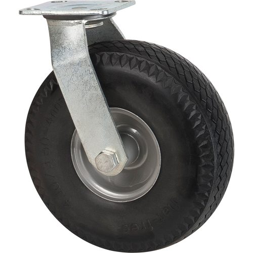 Flat-Free Casters, Swivel, 10" (254 mm), Flat-Free, 300 lbs. (136 kg.) Canadian Safety Group Inc.