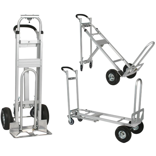 Three-Position Spartan III Convertible Hand Truck, Aluminum, 750 lbs. Capacity Canadian Safety Group Inc.