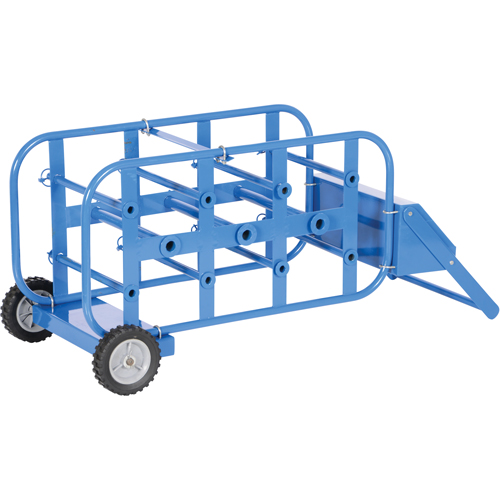 Chariot portatif pour mat&eacute;riaux bobin&eacute;s, Acier, 11 Montants, 19-1/2" la x 43-1/4" h x 17-1/2" p, Capacit&eacute; de 150 lb Canadian Safety Group Inc.