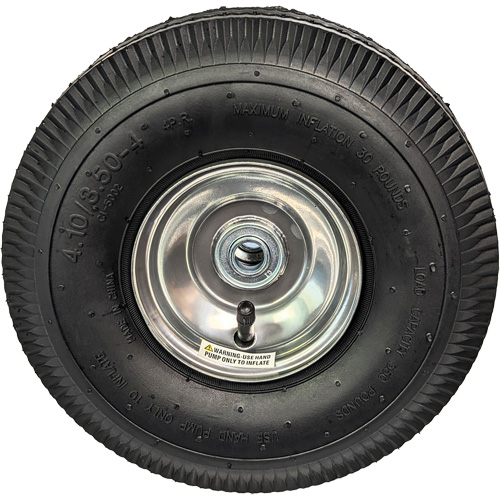 Roue pneumatique de rechange pour diable, 10" (254 mm), Capacit&eacute; de 350 lb Canadian Safety Group Inc.