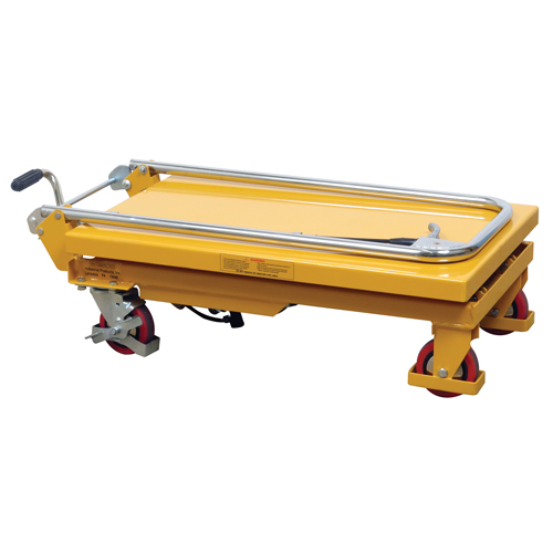 Hydraulic Scissor Lift Table, 17.75" L x 27.5" W/27-1/2" L x 17-3/4" W, Steel, 330 lbs. Capacity Canadian Safety Group Inc.