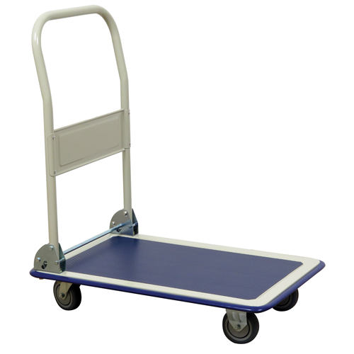 Folding Handle Platform Truck, Steel, 440 lbs., 29" L x 19" W, 32-1/2" High Canadian Safety Group Inc.