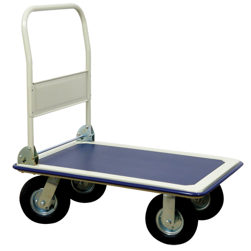 Folding Handle Platform Truck, Steel, 660 lbs., 35" L x 23" W, 43.5" High Canadian Safety Group Inc.
