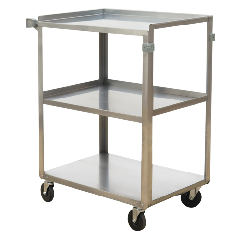Shelf Carts, 3 Tiers, 15-1/2" W x 32-1/8" H x 24" D, 300 lbs. Capacity Canadian Safety Group Inc.