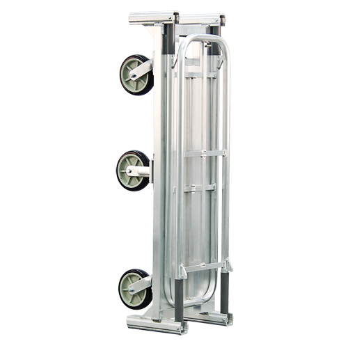 Chariot de livraison en vrac pliant en aluminium U-Boat, 18" la x 61" lo, 1200 lb cap, Roues Polyur&eacute;thane Canadian Safety Group Inc.