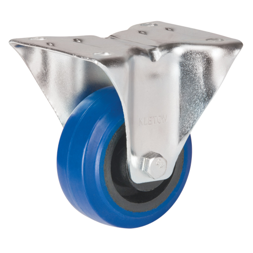 Roulette bleue, Fixe, 3" (76 mm), Caoutchouc, 285 lb (129 kg) Canadian Safety Group Inc.
