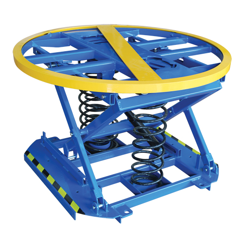 Plateforme de levage &agrave; ressorts, 43-5/8" lo x 43-5/8" la, Capacit&eacute; 4400 lb Canadian Safety Group Inc.