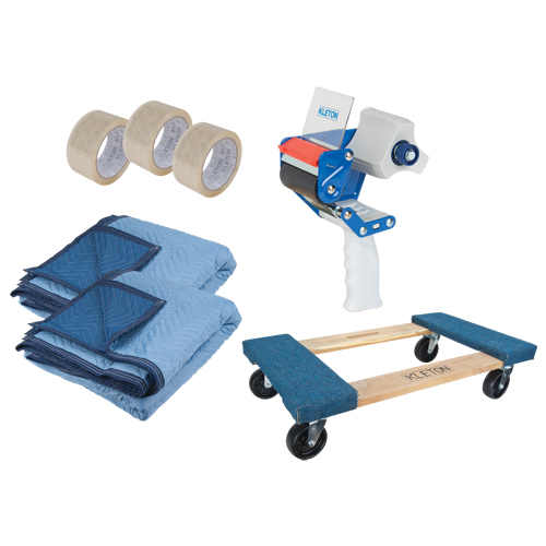 Moving Kit, Wood Frame, 18" W x 30" L, 1000 lbs. Capacity Canadian Safety Group Inc.