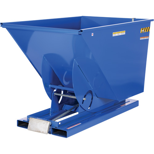 Self-Dumping Hopper, Steel, 1-1/2 cu.yd., Blue Canadian Safety Group Inc.