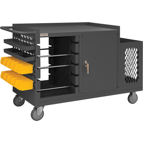 Chariot pour bobines de fil et de maintenance, Acier, 5 Montants, 54-1/16" la x 35" h x 24" p, Capacit&eacute; de 1200 lb Canadian Safety Group Inc.