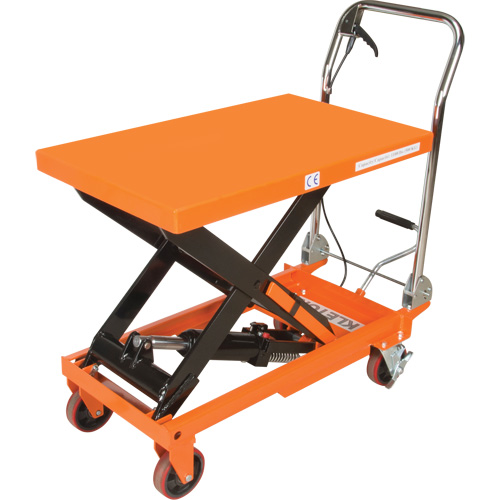 Hydraulic Scissor Lift Table, 32" L x 19-3/4" W, Steel, 1100 lbs. Capacity Canadian Safety Group Inc.