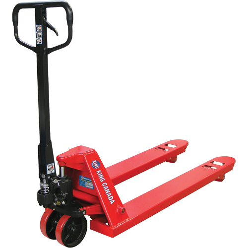 Pallet Truck with Polyurethane Wheels, Steel, 48" L x 27" W, 5500 lbs. Capacity Canadian Safety Group Inc.