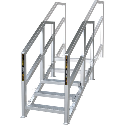 Escalier Smartstairs t&eacute;lescopique &agrave; 3-5 marches en aluminium Canadian Safety Group Inc.