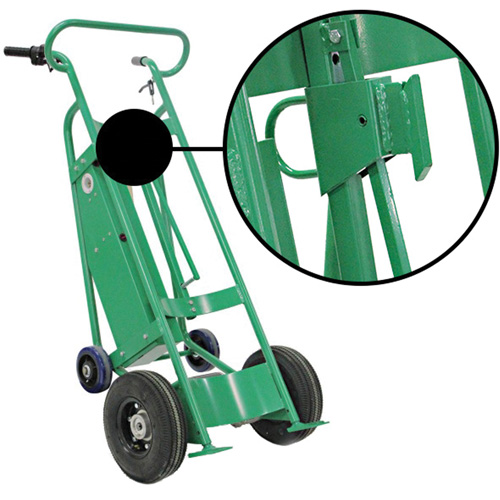 Powered Drum Hand Truck with Pneumatic Wheels Canadian Safety Group Inc.
