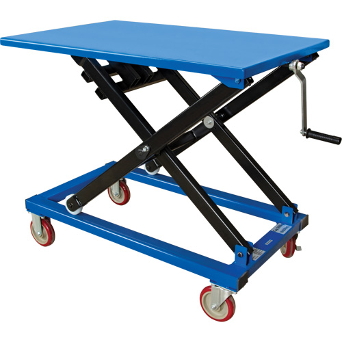 Manual Scissor Lift Table, 37-3/8" L x 23-5/8" W, Steel, 660 lbs. Capacity Canadian Safety Group Inc.
