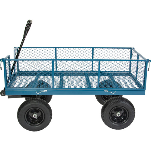 Wagon with Drop Sides, 24" W x 48" L, 800 lbs. Capacity Canadian Safety Group Inc.