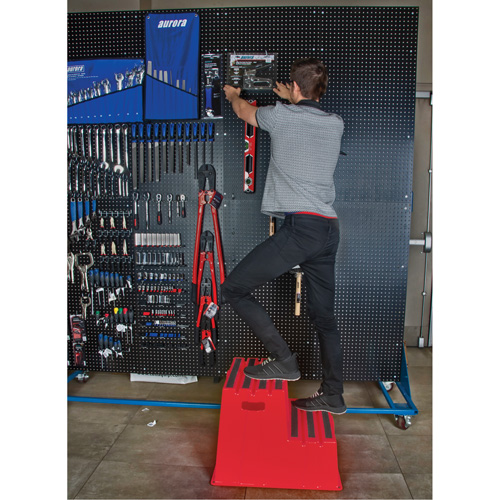 Escabeau industriel, 2 marches, 26" x 22-7/16" x Hauteur 19-11/16" Canadian Safety Group Inc.