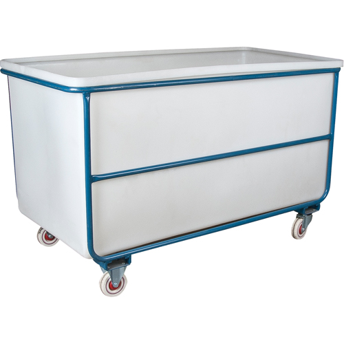 Chariot-caisse &agrave; parois droites, Poly&eacute;thyl&egrave;ne blanc, 57" lo x 34" la x 33" h, Volume 22 pi³, Capacit&eacute; 1000 lb Canadian Safety Group Inc.