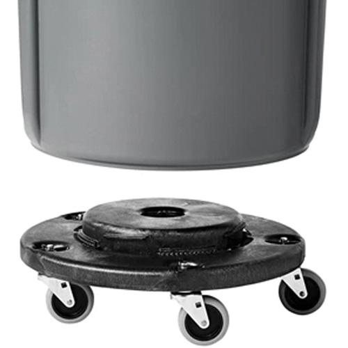 Chariot &agrave; visser Brute, Poly&eacute;thyl&egrave;ne, Noir, Convient aux contenants 20 - 55 US gal. Canadian Safety Group Inc.