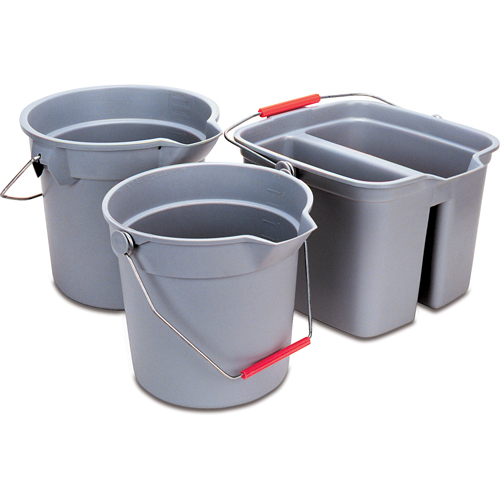 Brute&reg; Bucket, 3.5 US Gal. (14 qt.) Capacity, Grey Canadian Safety Group Inc.