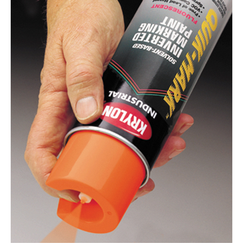 Industrial Quik-Mark Solvent-Based Inverted Marking Paint, 17 oz., Aerosol Can Canadian Safety Group Inc.