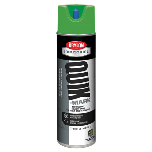 Industrial Quik-Mark Solvent-Based Inverted Marking Paint, 17 oz., Aerosol Can Canadian Safety Group Inc.