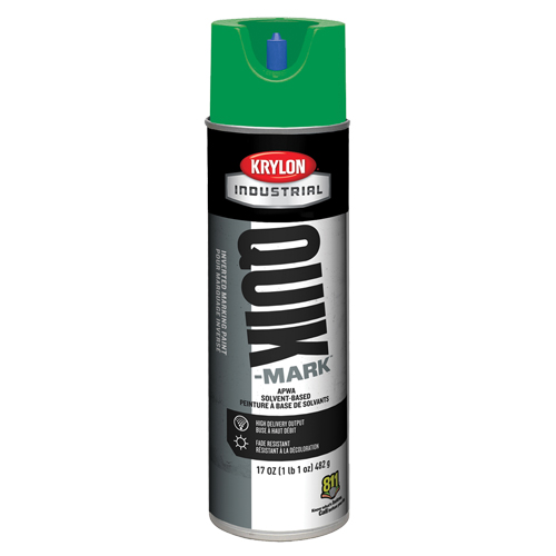 Peinture de marquage industrielle invers&eacute;e &agrave; base de solvant Quik-Mark, 17 oz, Canette a&eacute;rosol Canadian Safety Group Inc.