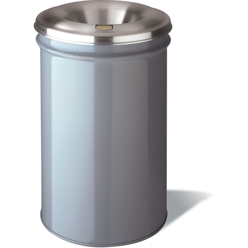 Cease-Fire&reg; Waste Cans, Metal, 4.5 US Gal. Canadian Safety Group Inc.