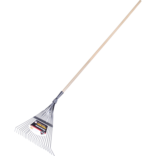 Pro Fan Rake, 24" Blade, 22 Tines, Hardwood Handle, Steel Blade Canadian Safety Group Inc.