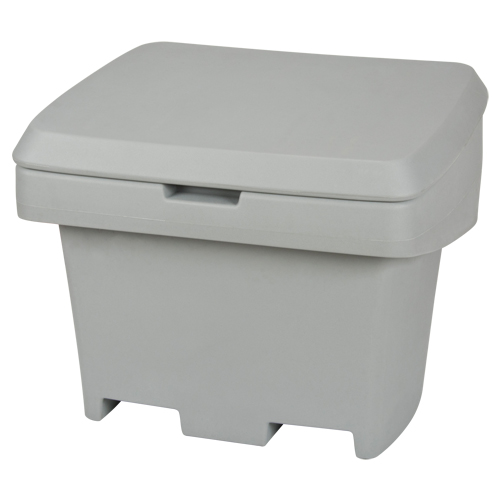 Heavy-Duty Outdoor Salt and Sand Storage Container, 30" x 24" x 24", 5.5 cu. Ft., Grey Canadian Safety Group Inc.