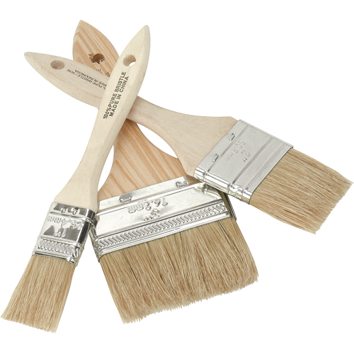 Chip Paint Brush, White China, Wood Handle, 1" Width Canadian Safety Group Inc.
