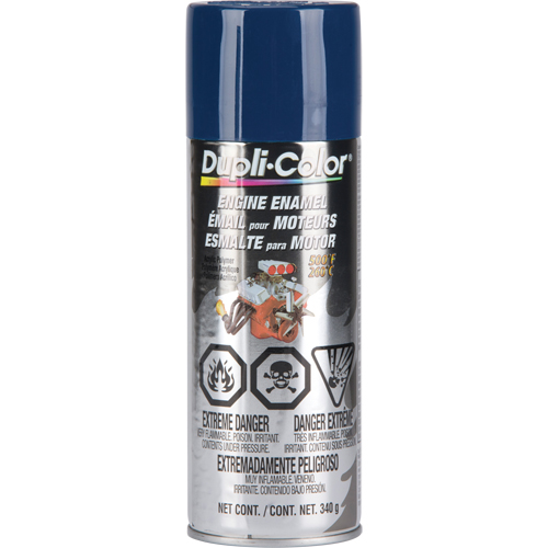 Peinture &agrave; &eacute;mail avec c&eacute;ramique pour moteur, Bleu Ford, Brillant, 12 oz, Canette a&eacute;rosol Canadian Safety Group Inc.