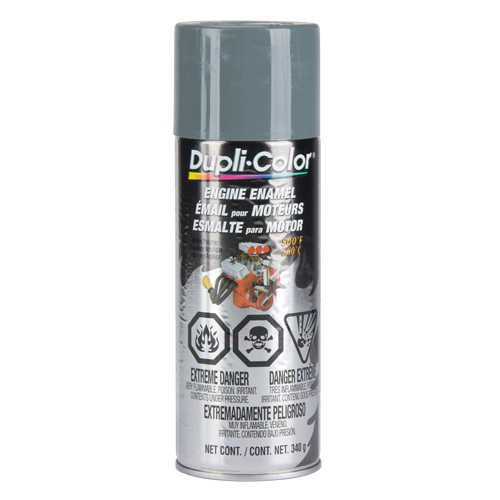 Engine Enamel Paint with Ceramic, New Ford Grey, Gloss, 12 oz., Aerosol Can Canadian Safety Group Inc.
