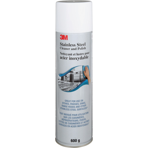 Stainless Steel Cleaner & Polish, 21.5 oz., Aerosol Can Canadian Safety Group Inc.