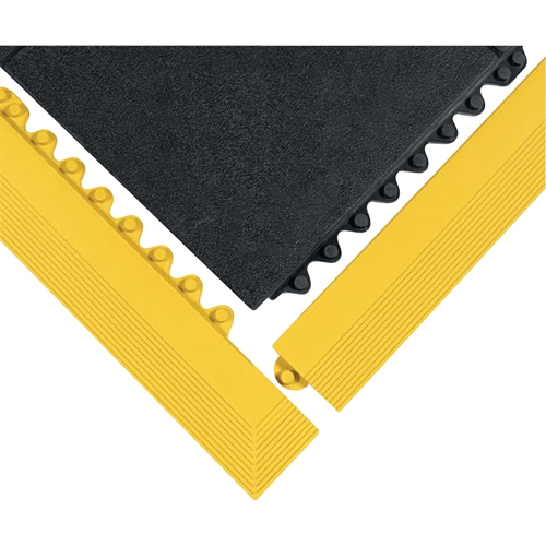 Tapis 24/Seven, Caoutchouc, 3' la c, 3' lo, 5/8" &eacute;paisseur, Noir Canadian Safety Group Inc.