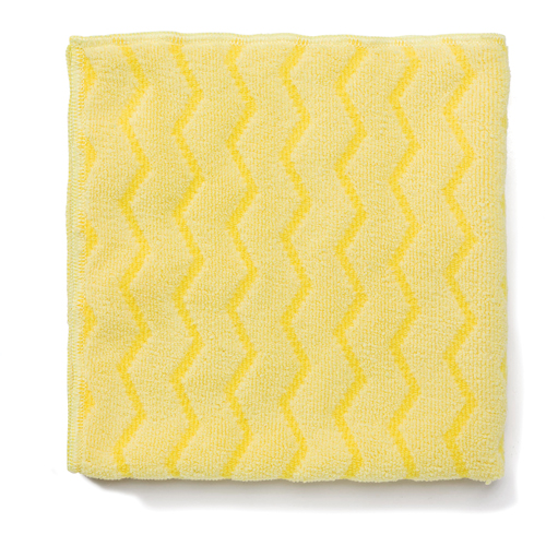 Chiffons en microfibres Hygen, Microfibre, Jaune Canadian Safety Group Inc.