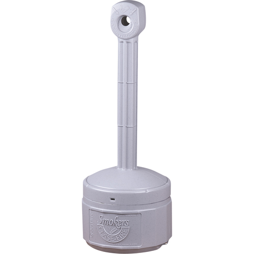 Cendriers Smoker's Cease-Fire, Sur pied, Plastique, Capacit&eacute; 1 gal. US, Hauteur 30" Canadian Safety Group Inc.