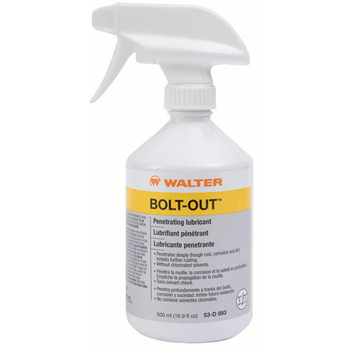 Empty Refillable Trigger Sprayer for BOLT-OUT, Round, 500 ml, Plastic Canadian Safety Group Inc.