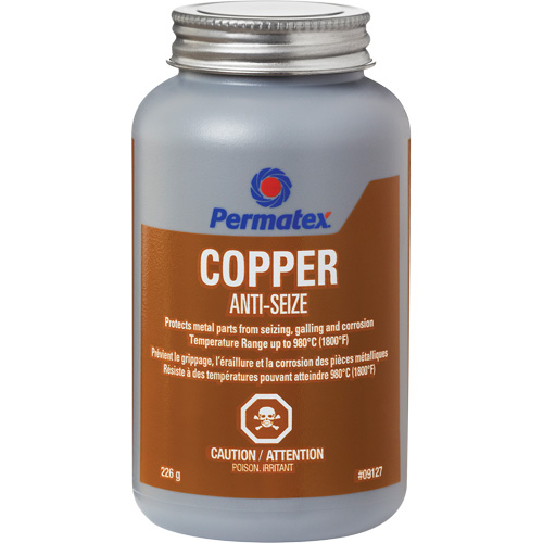 Copper Anti-Seize, 227 g, Brush Top Can, 1800°F (982°C) Max Temp. Canadian Safety Group Inc.