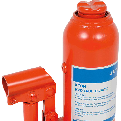 JHJ-8 Super Heavy-Duty Bottle Jack, 8 Ton(s), 15-3/8" Raised Height Canadian Safety Group Inc.