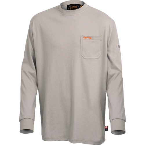 333 Chemise en coton &agrave; manches longues ignifuge, 2T-Grand, Gris Canadian Safety Group Inc.