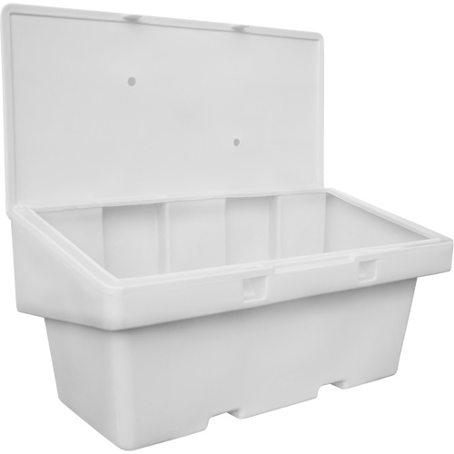 Contenants pour sel & sable SOS, Avec Moraillon, 72" x 36" x 36", 36 pi³, Gris Canadian Safety Group Inc.