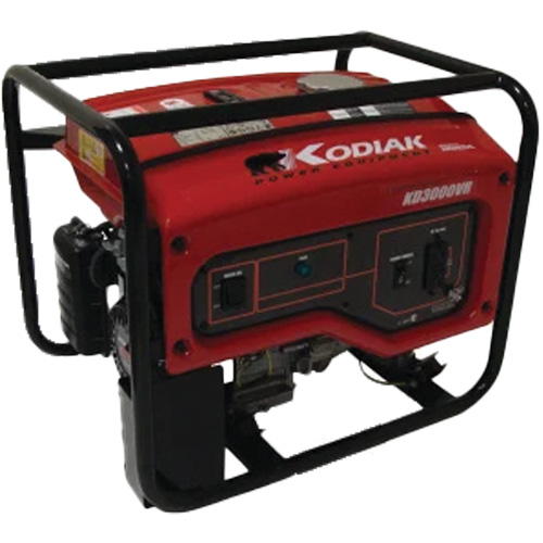 Kodiak KD3000VR Portable Generator, 2400 W Rated, 120 V, 16 L Tank Canadian Safety Group Inc.