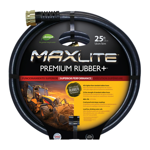 Commercial Duty Hoses, Rubber, 5/8" dia. x 25' Canadian Safety Group Inc.