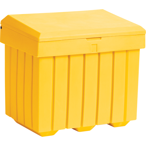 Conteneur d'entreposage &eacute;conomique pour sel/sable, 32" x 23" x 27-1/2", 10 pi³, Jaune Canadian Safety Group Inc.