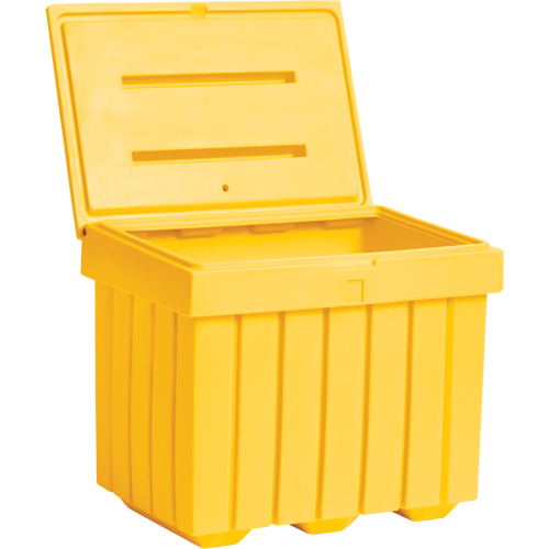 Conteneur d'entreposage &eacute;conomique pour sel/sable, 32" x 23" x 27-1/2", 10 pi³, Jaune Canadian Safety Group Inc.