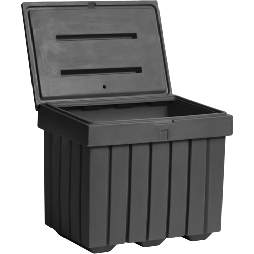 Conteneur d'entreposage &eacute;conomique pour sel/sable, 32" x 23" x 27-1/2", 10 pi³, Gris Canadian Safety Group Inc.